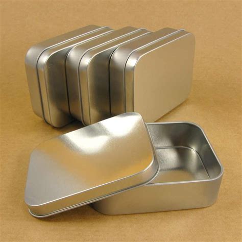 metal tin favor box|table top tins with lids.